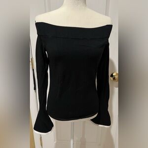 Marled by Reunited Women Black Pullover Sweater small